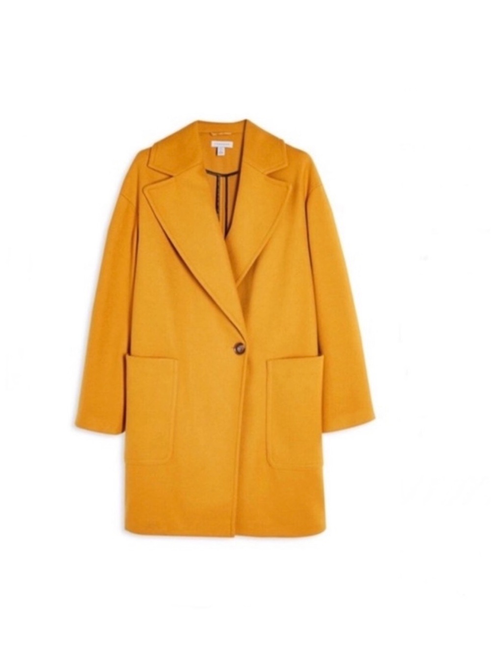 Topshop Carly Women's Single-Button Wool Coat